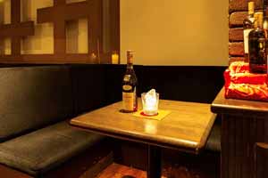 竹ノ塚で一番の老舗キャバクラ高級店ルパン乃小屋の店内MAP4