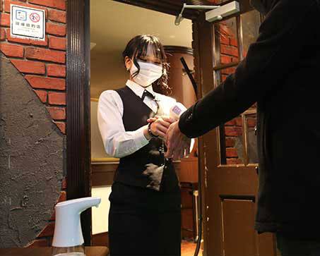 ルパン乃小屋のコロナ対策