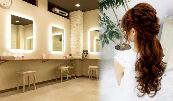 竹ノ塚のキャバクラのヘアメイク・パウダールーム